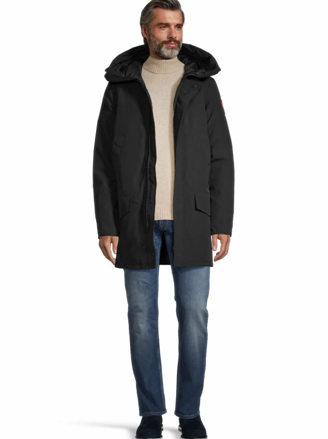 Urheilutakit<Canada Goose Langford Parka -untuvatakki 61 BLACK NOIR