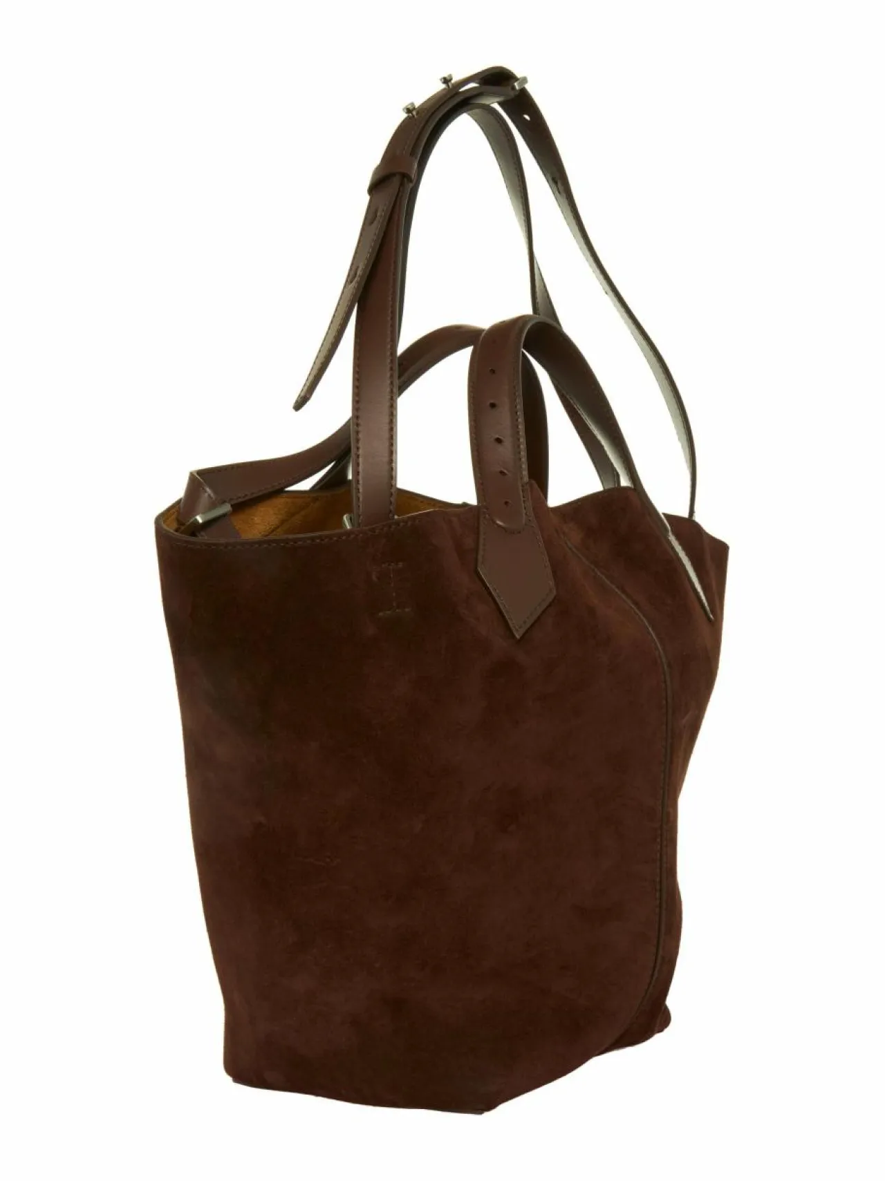 Käsilaukut<Proenza Schouler Large Chelsea Tote in Soft Suede -laukku 206 CHOCOLATE