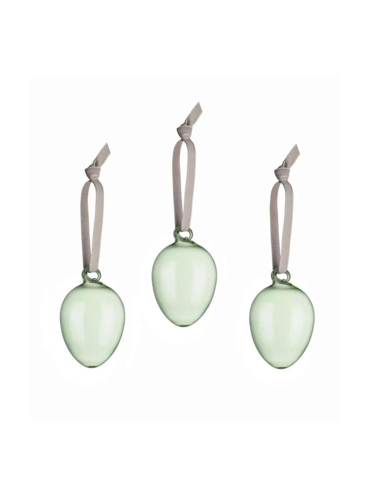 Koriste-Esineet<Iittala Lasimunat 60 mm, 3 kpl GREEN