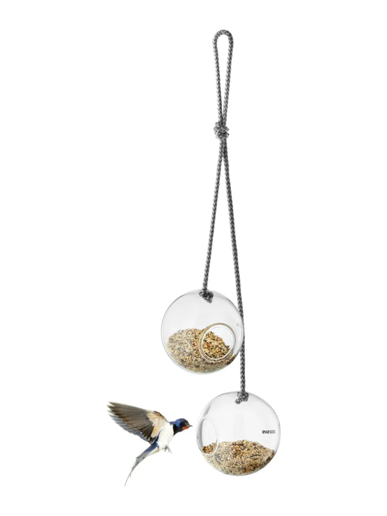 Eva Solo Outdoor Lasiset lintupallot Ø 9,5 cm, 2 kpl^ Puutarhakoristeet