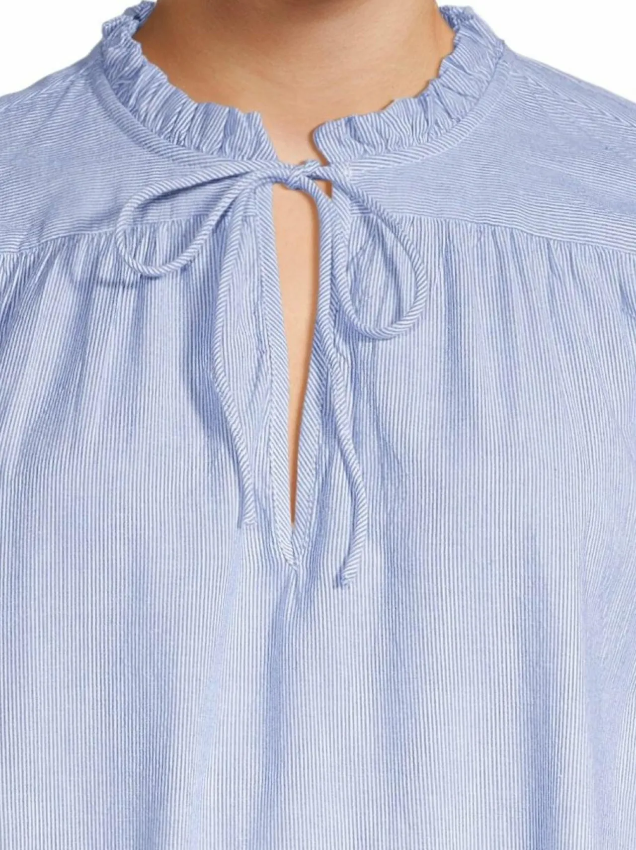Mekot<SECOND FEMALE Laure-midimekko 5039 LIGHT BLUE STRIPE