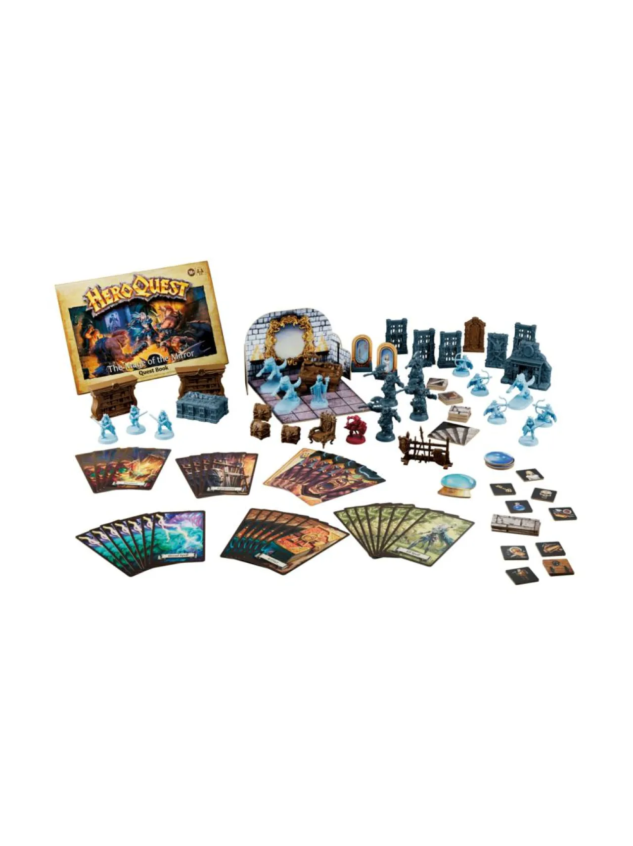 Pelit<HASBRO GAMING lautapeli HeroQuest Mage of the mirror expansion quest (englanninkielinen)