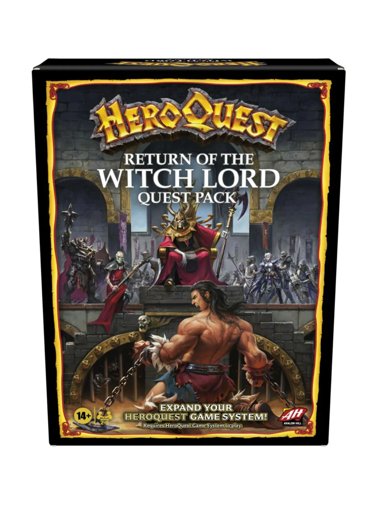 Pelit<HASBRO GAMING lautapeli HeroQuest Return of Witch Lord expansion (englanninkielinen)