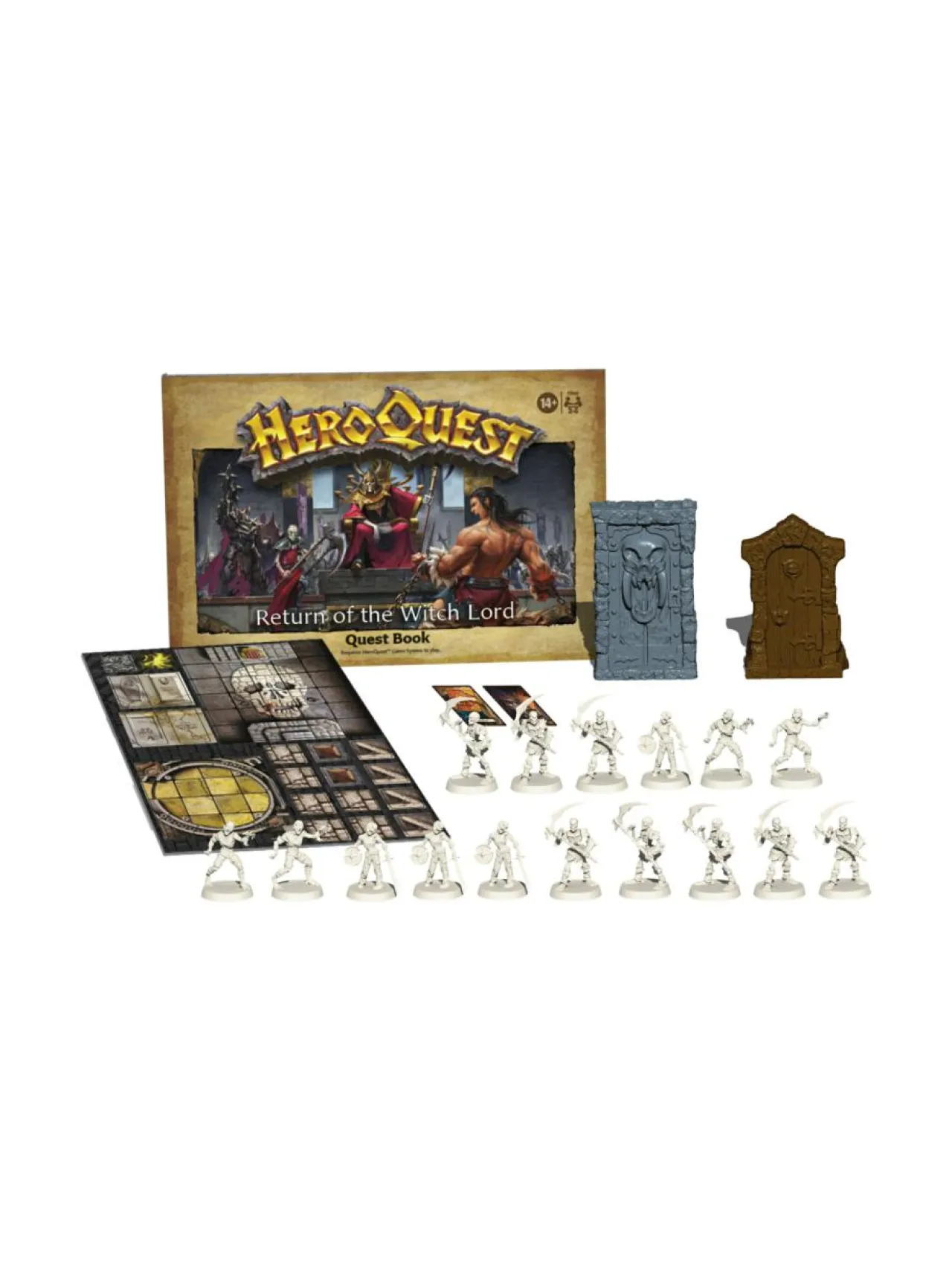 Pelit<HASBRO GAMING lautapeli HeroQuest Return of Witch Lord expansion (englanninkielinen)