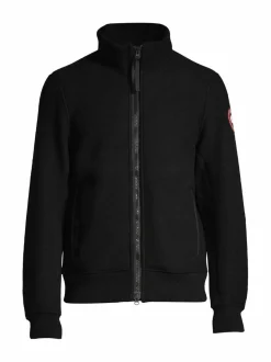 Paidat, Hupparit & Colleget<Canada Goose Lawson- fleecetakki kierrätysvillasta 61 BLACK NOIR