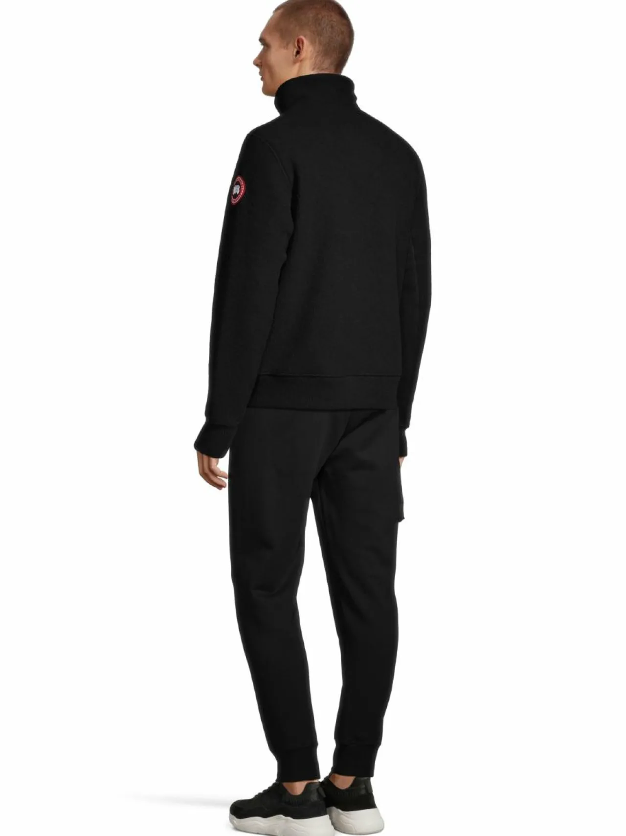 Paidat, Hupparit & Colleget<Canada Goose Lawson- fleecetakki kierrätysvillasta 61 BLACK NOIR