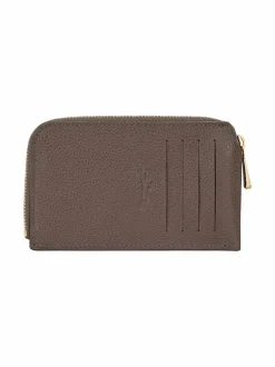 Lompakot & Kotelot<Longchamp Le Foulonné -korttikotelo 215 TAUPE