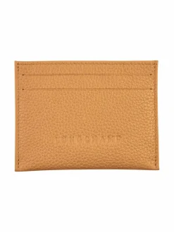 Lompakot & Kotelot<Longchamp Le Foulonné -nahkakorttikotelo 371 WALNUT