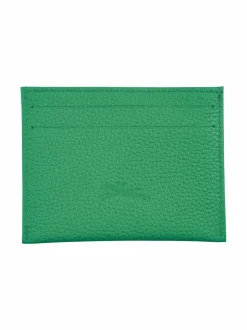Lompakot & Kotelot<Longchamp Le Foulonné -nahkakorttikotelo 129 GREEN