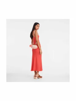 Pikkulaukut<Longchamp Le Pliage Filet Clutch XS -olkalaukku 037 ECRU