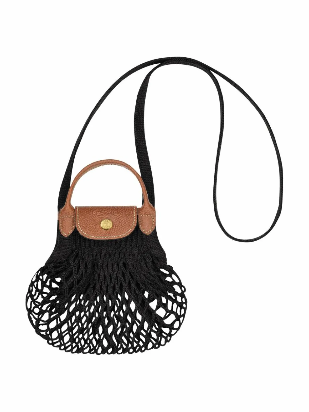 Pikkulaukut<Longchamp Le Pliage Filet Clutch XS -olkalaukku 001 BLACK