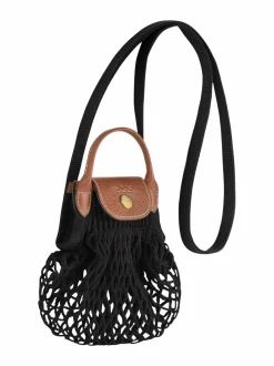 Pikkulaukut<Longchamp Le Pliage Filet Clutch XS -olkalaukku 001 BLACK