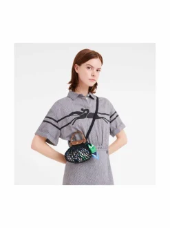 Pikkulaukut<Longchamp Le Pliage Filet Clutch XS -olkalaukku 001 BLACK