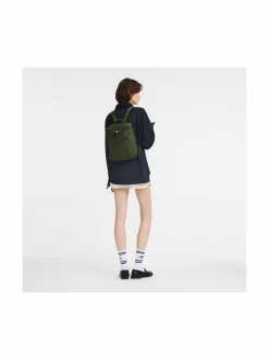 Longchamp Le Pliage Green M -kokoontaitettava reppu^ Reput|Reput