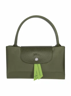Longchamp Le Pliage Green Top S -kokoontaitettava käsilaukku^ Käsilaukut
