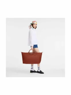 Shopperit<Longchamp Le Pliage Original Travel M -laukku 404 CHESTNUT