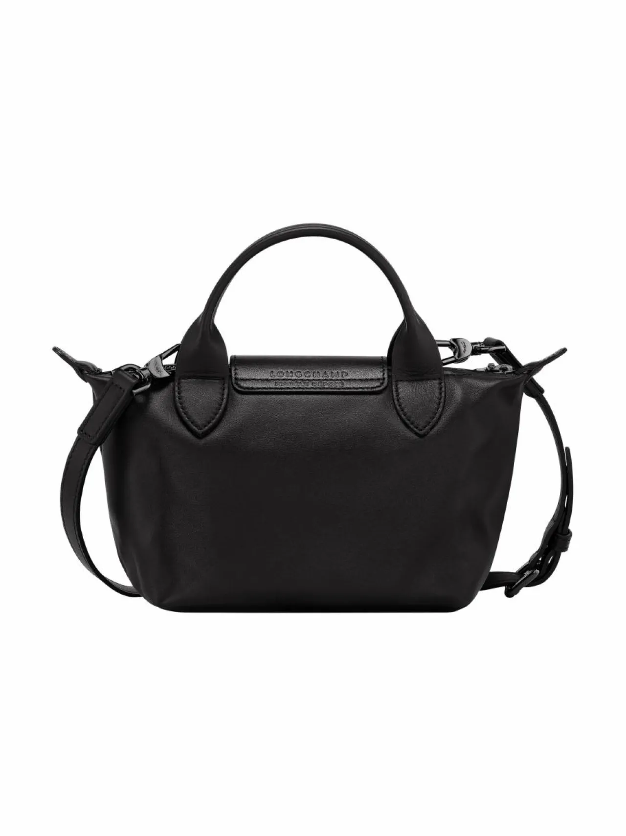 Käsilaukut<Longchamp Le Pliage Xtra Top XS-nahkalaukku 001 BLACK