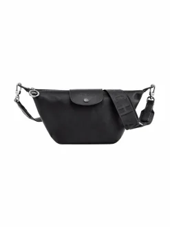 Olkalaukut<Longchamp Le Pliage Xtra XS -nahkaolkalaukku 001 BLACK