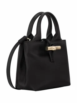 Käsilaukut<Longchamp Le Roseau Sleek Top Handle -käsilaukku 001 BLACK