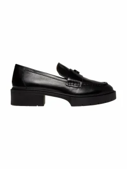 Kävelykengät & Loaferit<Coach Leah-nahkaloaferit BLK BLACK