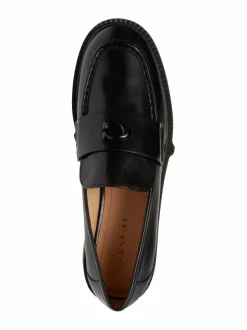 Kävelykengät & Loaferit<Coach Leah-nahkaloaferit BLK BLACK
