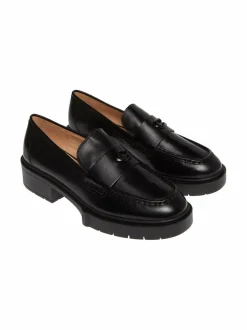 Kävelykengät & Loaferit<Coach Leah-nahkaloaferit BLK BLACK