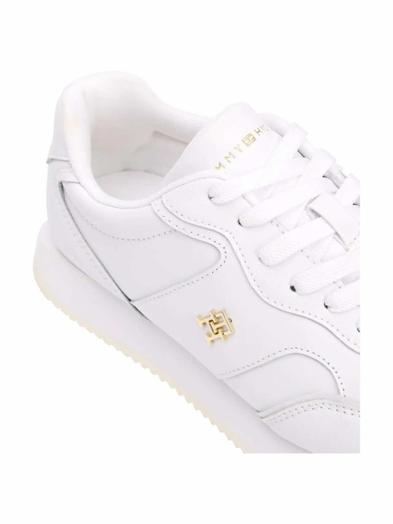 Urheilujalkineet|Tennarit & Sneakerit<Tommy Hilfiger Leather Runner -sneakerit YBS WHITE