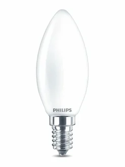 Lamput<Philips LED Classic 4,3 W B35 E14 -kynttilälamppu WHITE