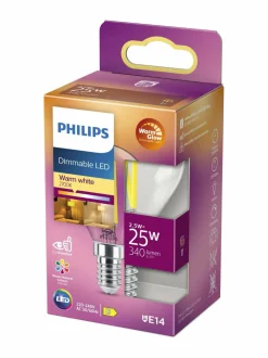 Philips LED Classic 25W P45 E14 CL WGD90 SRT4 -kynttilälamppu^ Lamput