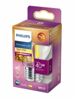 Philips LED Classic 40W P45 E27 CL WGD90 SRT4 -kyttilälamppu^ Lamput