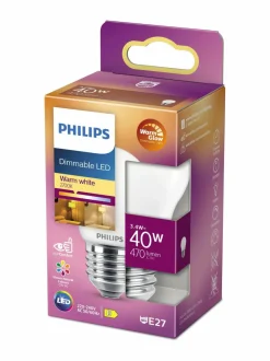Philips LED Classic 40W P45 E27 WGD90 FR SRT4 -kynttilälamppu^ Lamput