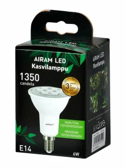 Airam Led Plant E14 6W -lamppu^ Lamput