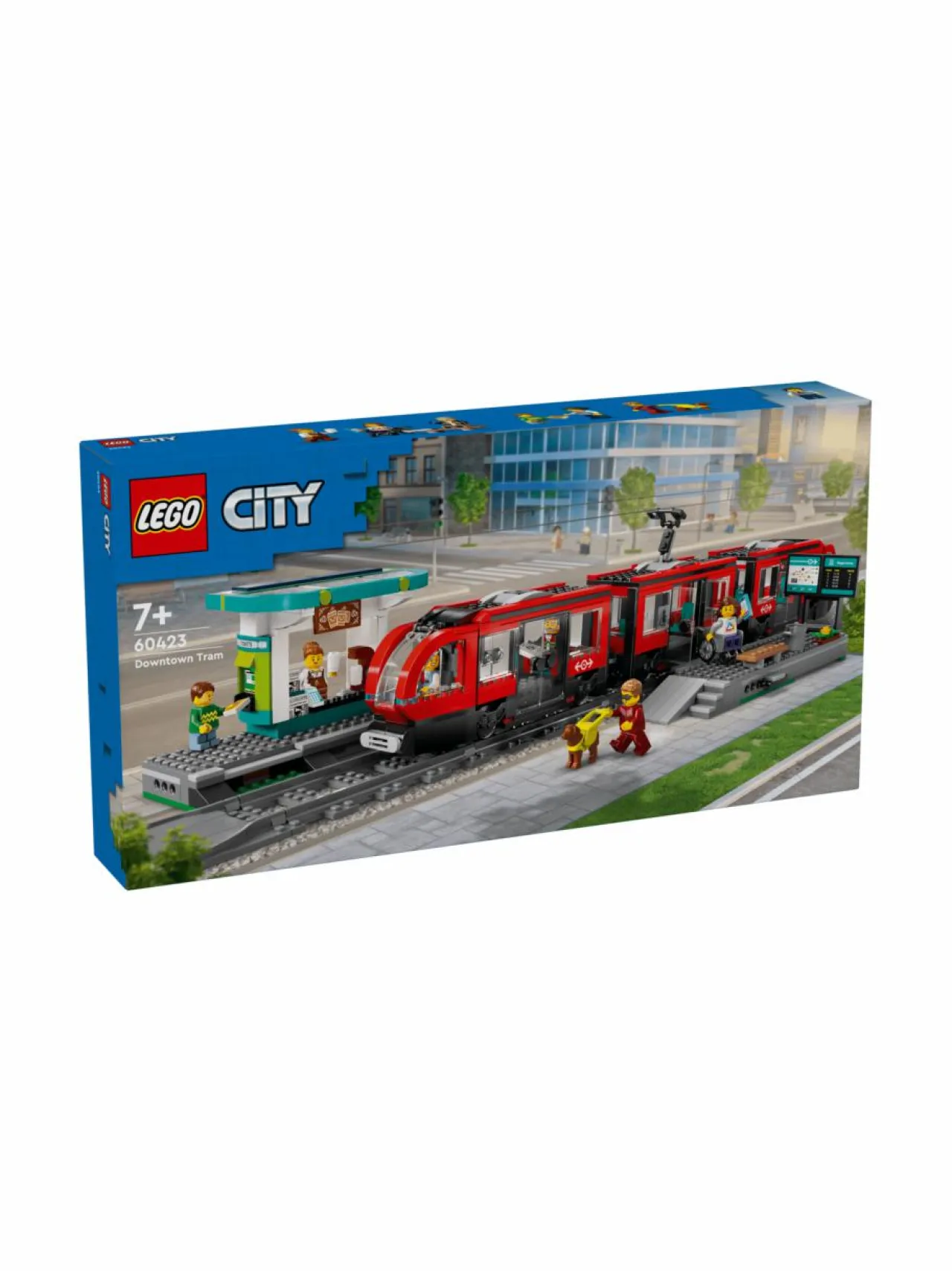 Rakennussarjat<LEGO CITY Keskikaupungin pikaratikkapysäkki 60423