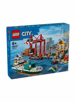 Rakennussarjat<LEGO CITY Merisatama ja rahtilaiva 60422
