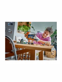 Rakennussarjat<LEGO CITY Viidakkotutkijan helikopteri leirissä 60437