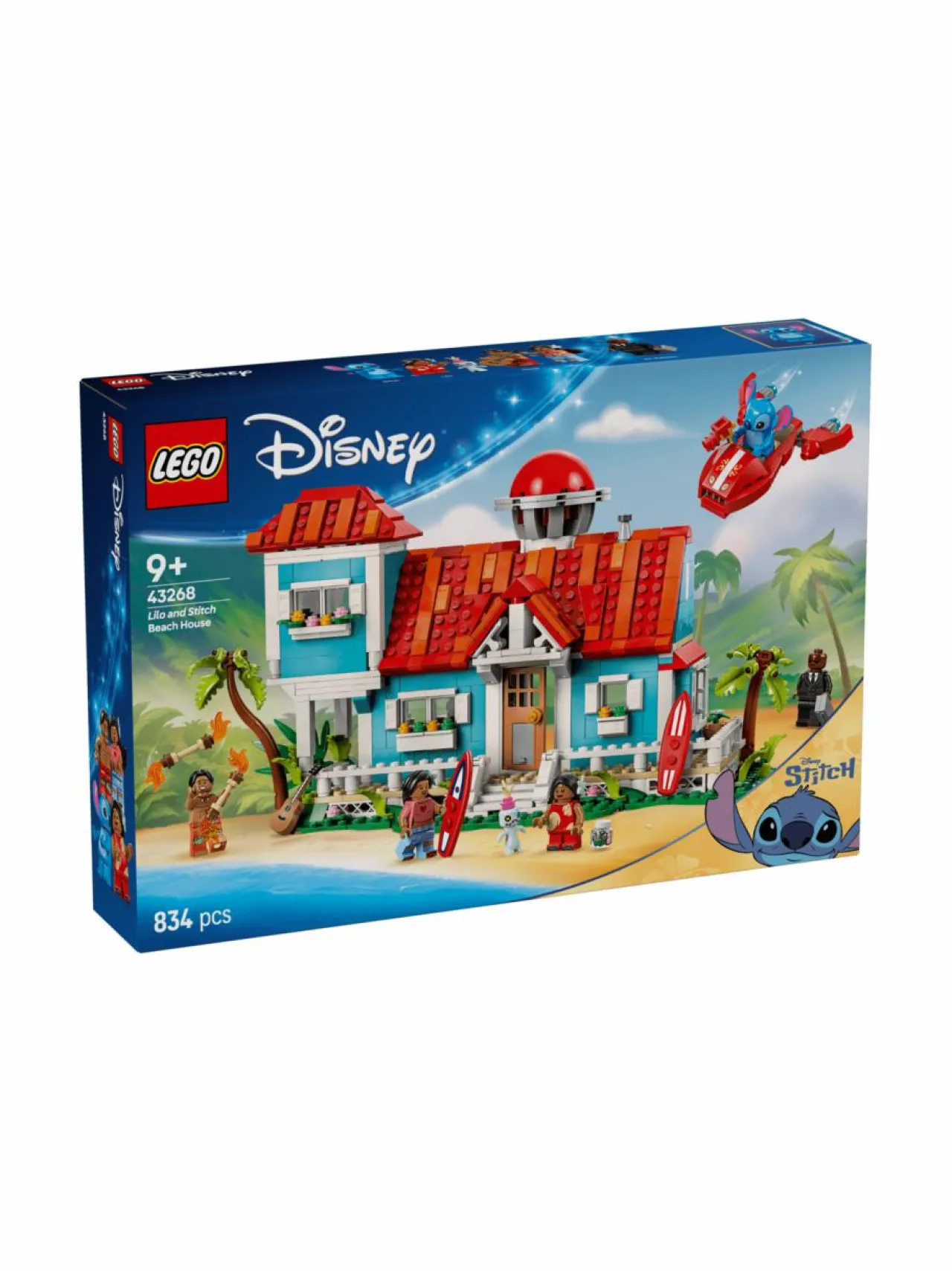 Rakennussarjat<LEGO DISNEY Lilon ja Stitchin rantatalo 43268