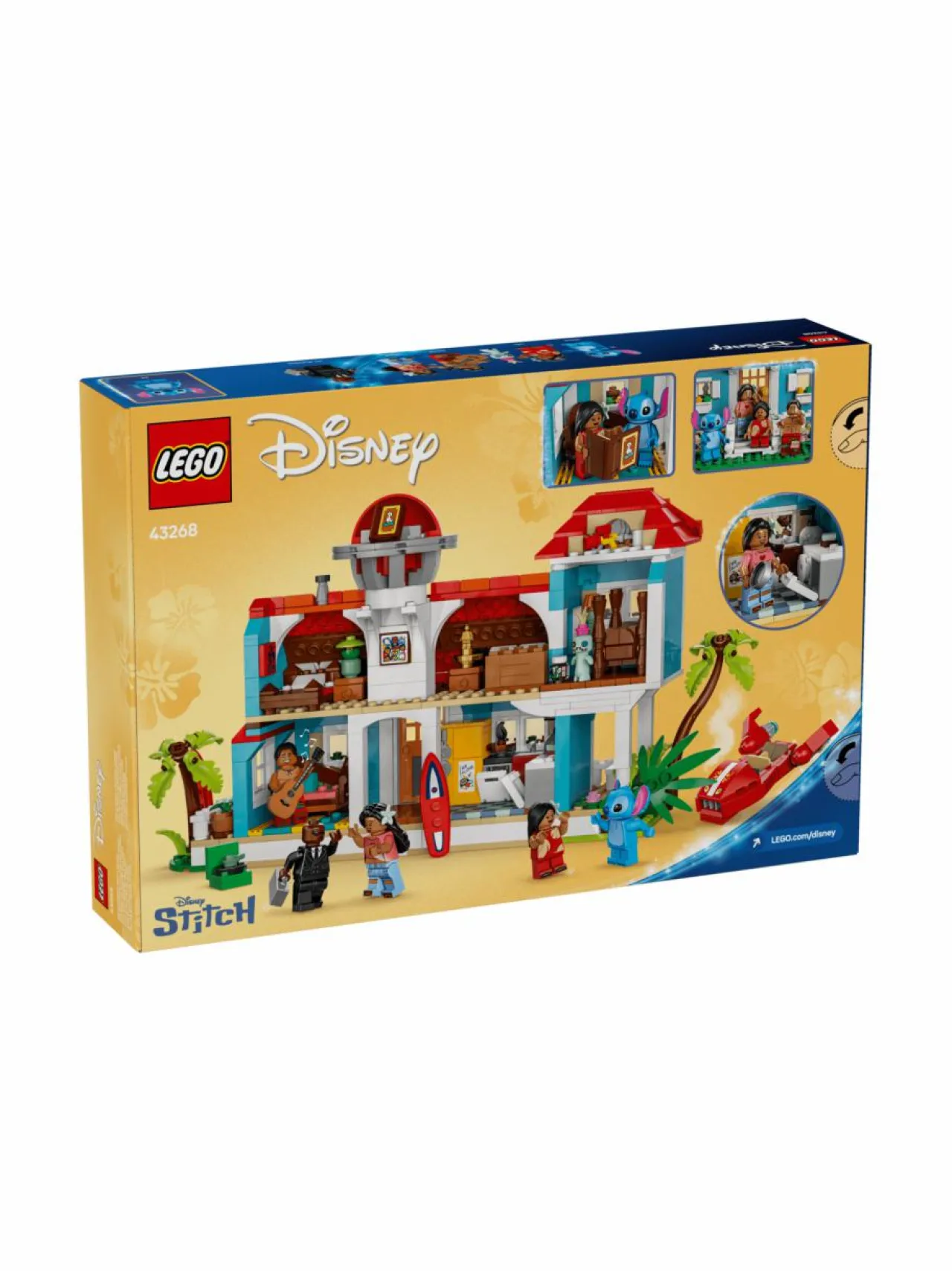 Rakennussarjat<LEGO DISNEY Lilon ja Stitchin rantatalo 43268