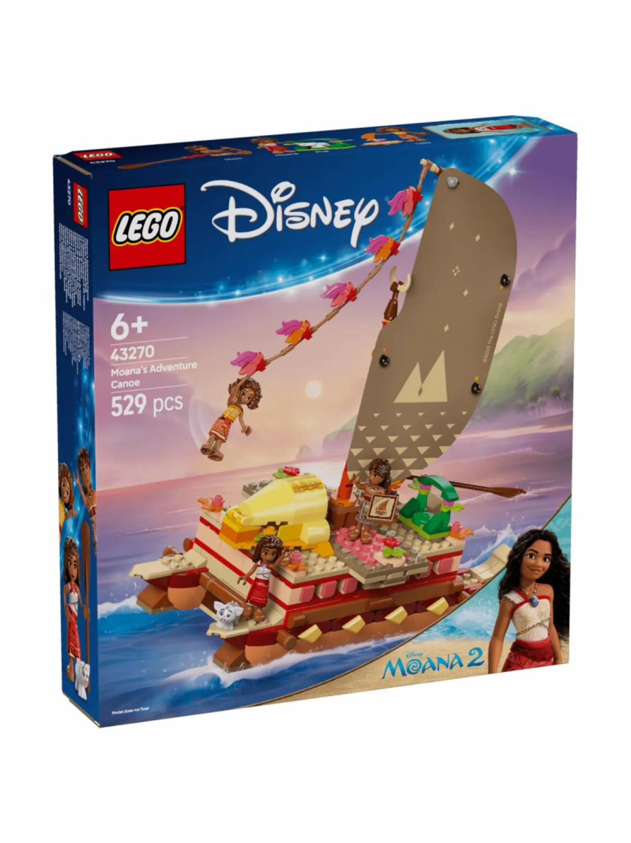 LEGO DISNEY PRINCESS Vaianan seikkailukanootti 43270^ Rakennussarjat