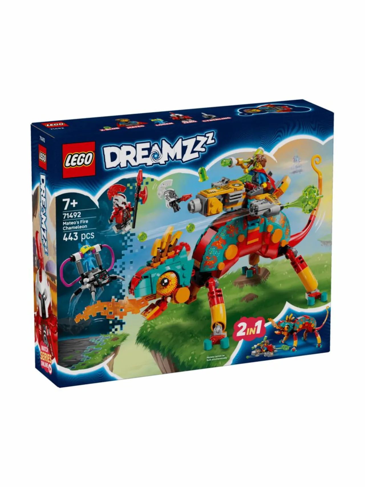 LEGO DREAMZZZ Mateon tulikameleontti 71492^ Rakennussarjat