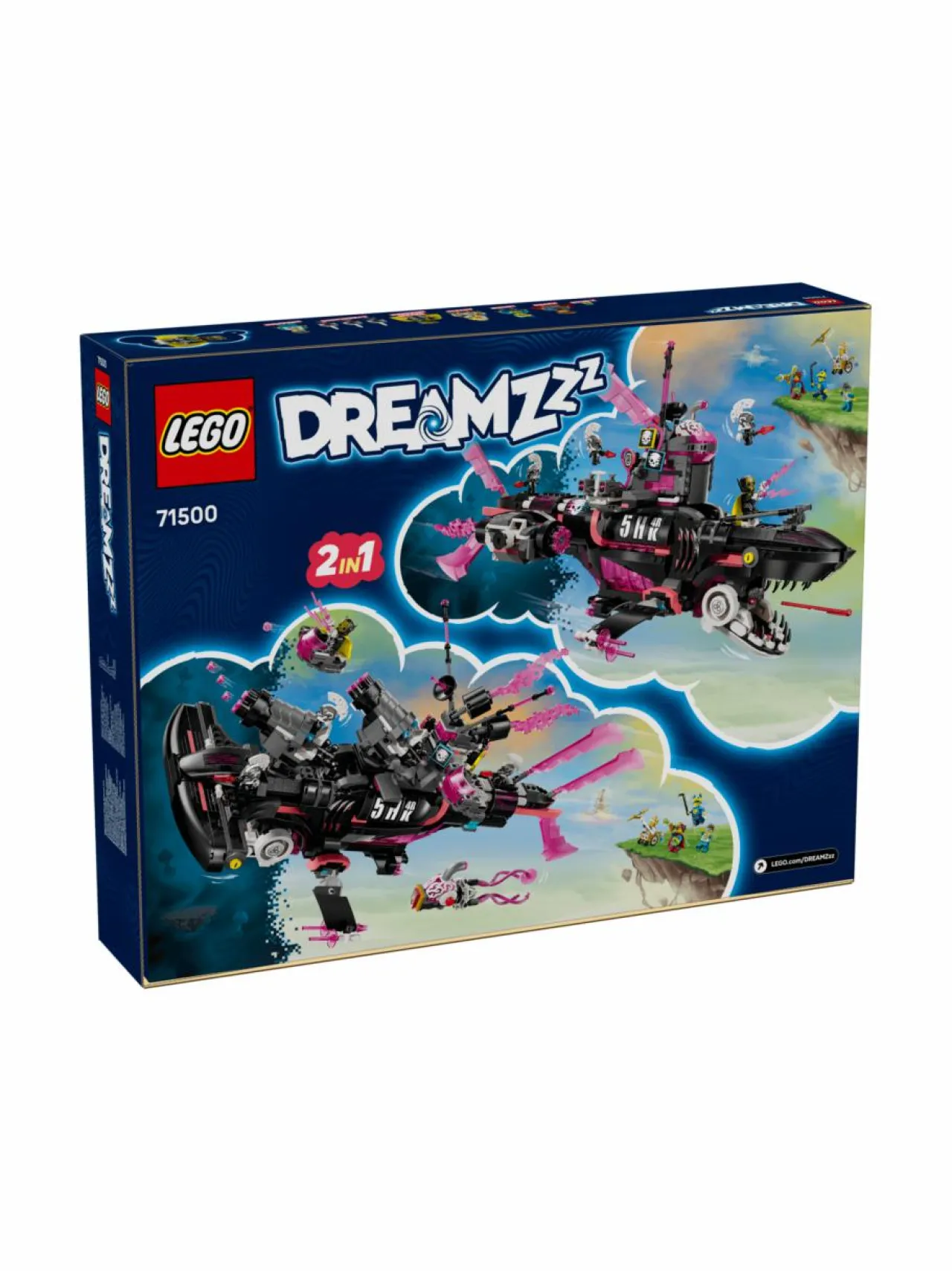 Rakennussarjat<LEGO DREAMZZZ Painajaisten haisukellusvene 71500