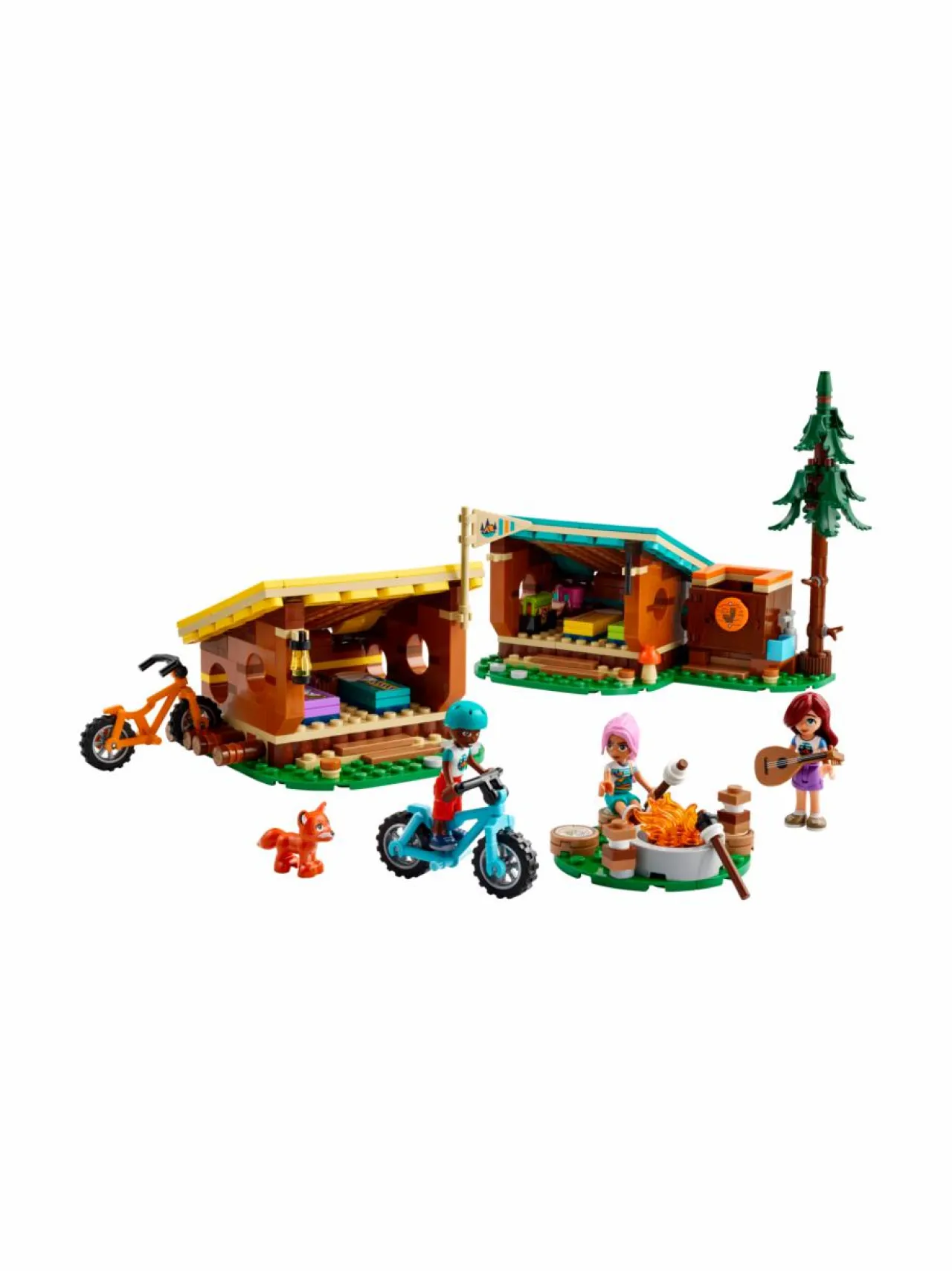 Rakennussarjat<LEGO FRIENDS Seikkailuleirin mukavat laavut 42624