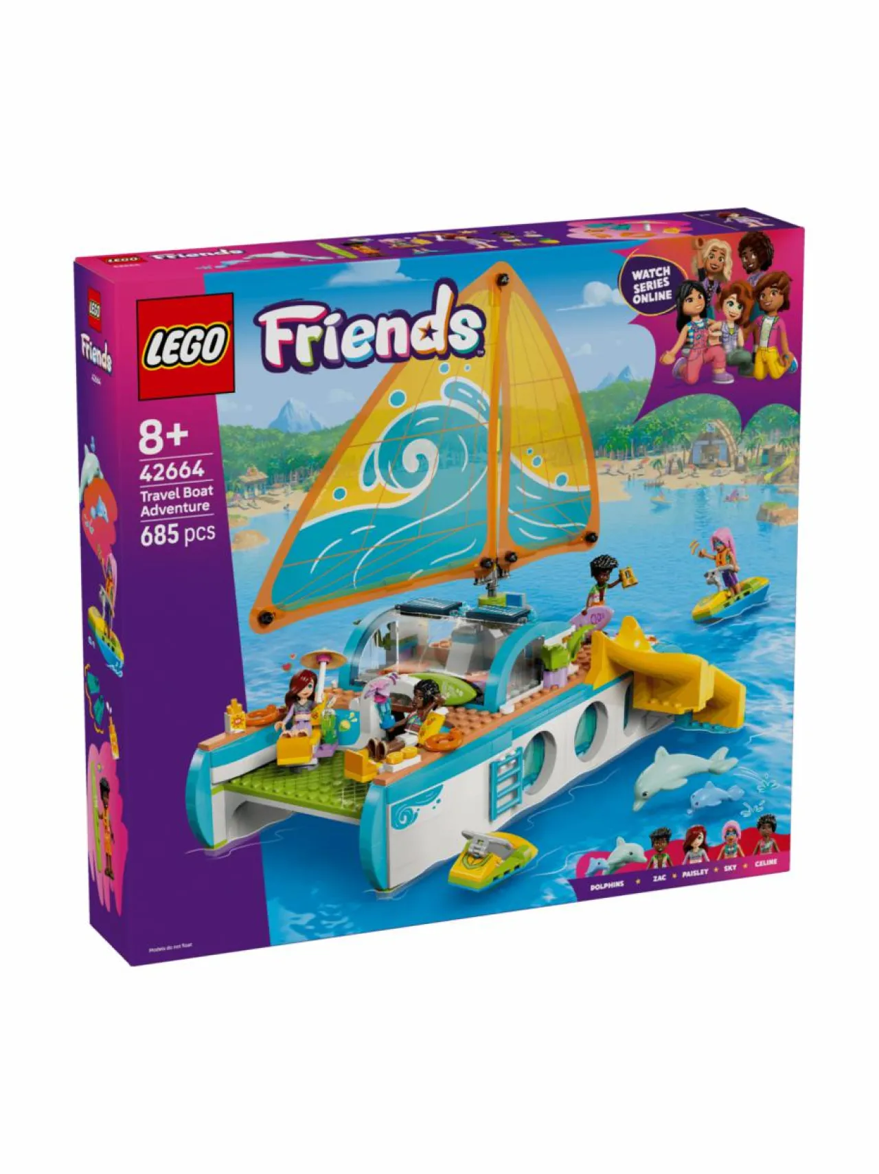 LEGO FRIENDS Veneseikkailu 42664^ Rakennussarjat