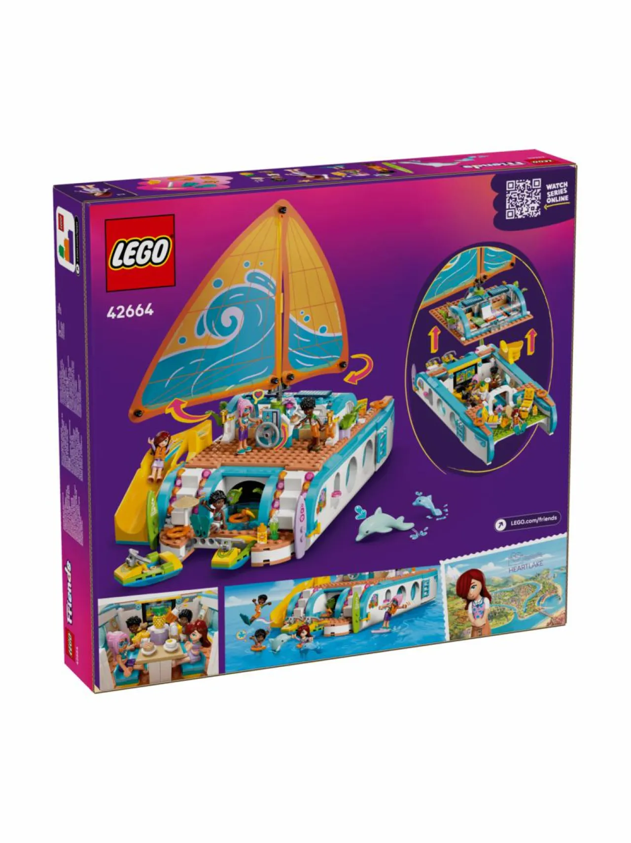 LEGO FRIENDS Veneseikkailu 42664^ Rakennussarjat