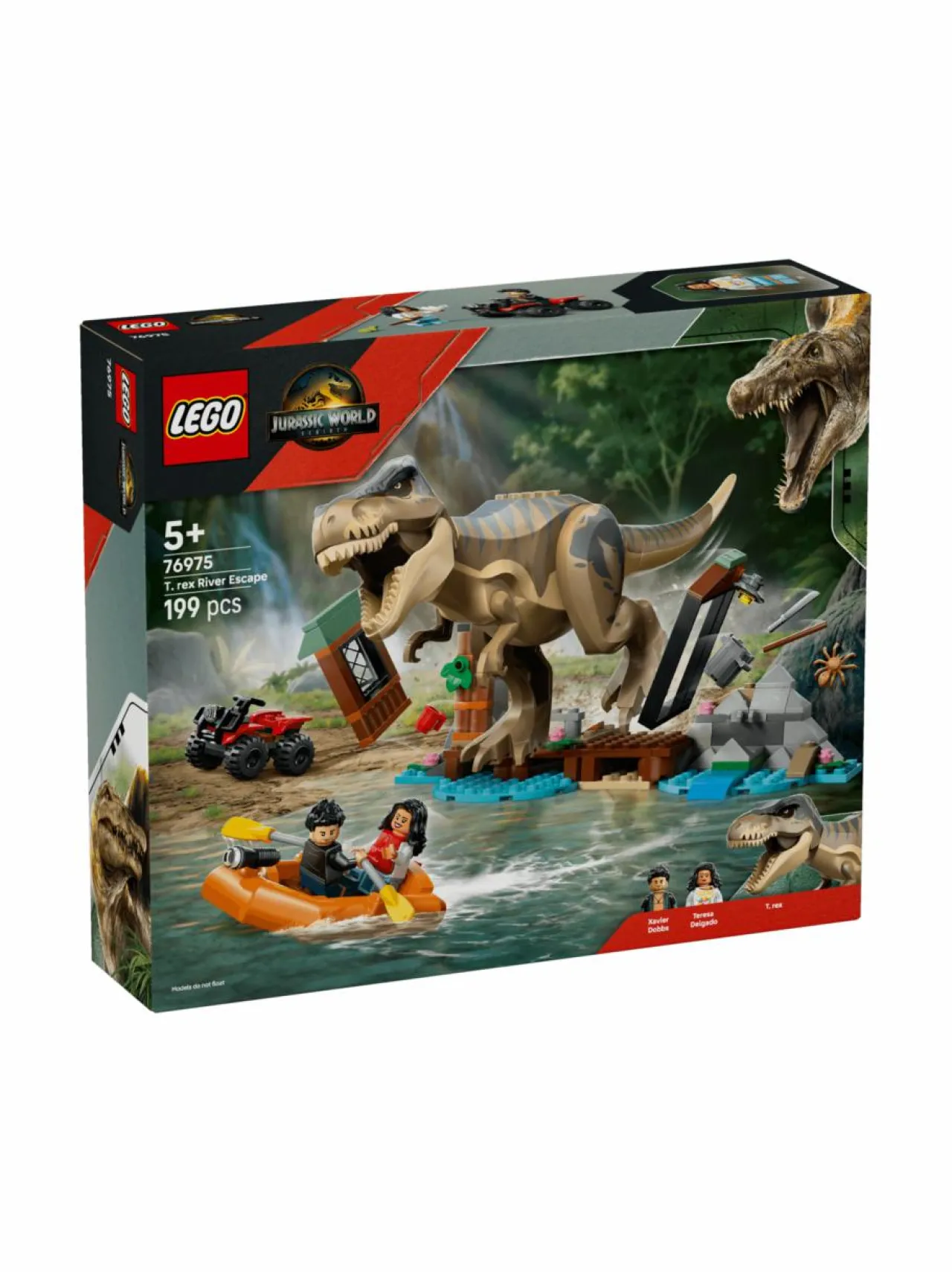 LEGO JURASSIC WORLD T. Rex ja pako joella 76975^ Rakennussarjat