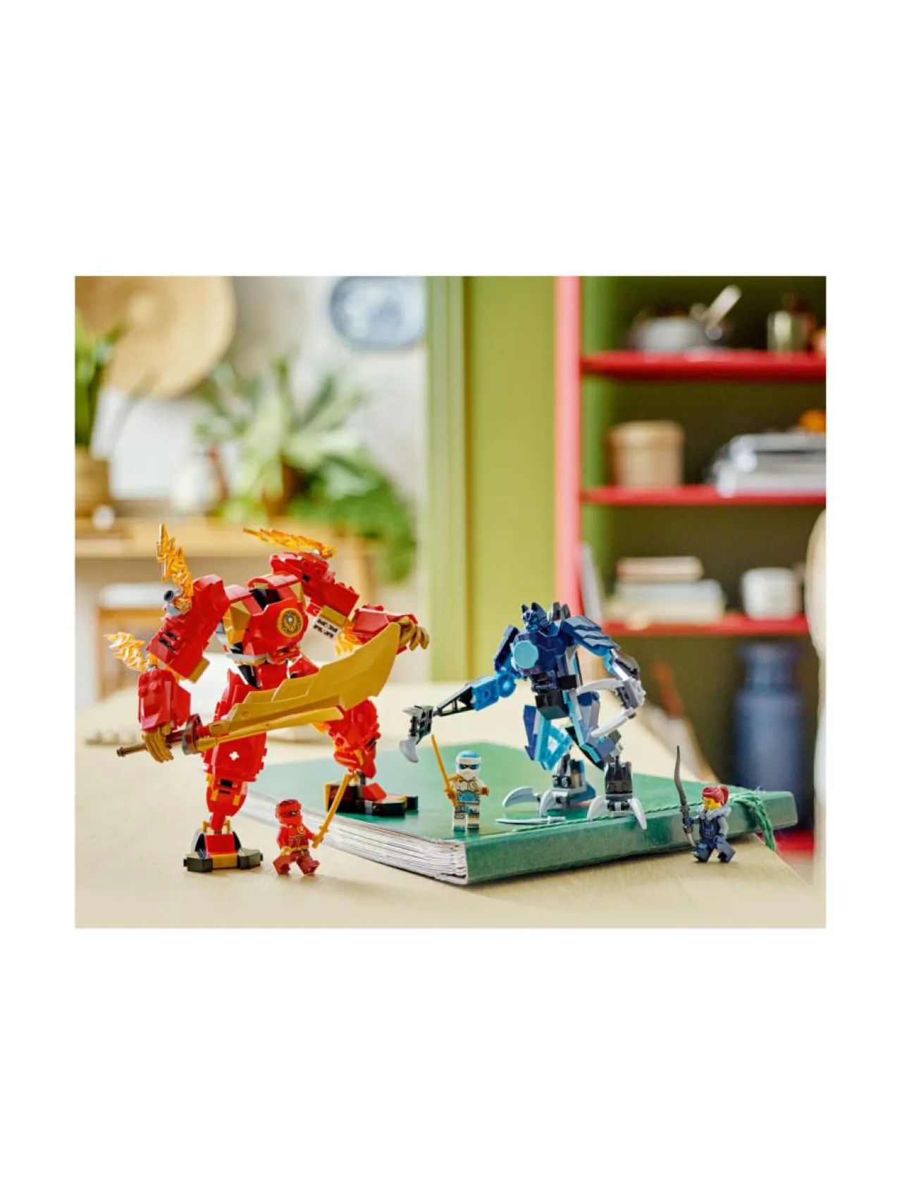 LEGO NINJAGO Kain tulielementti-robotti 71808^ Rakennussarjat