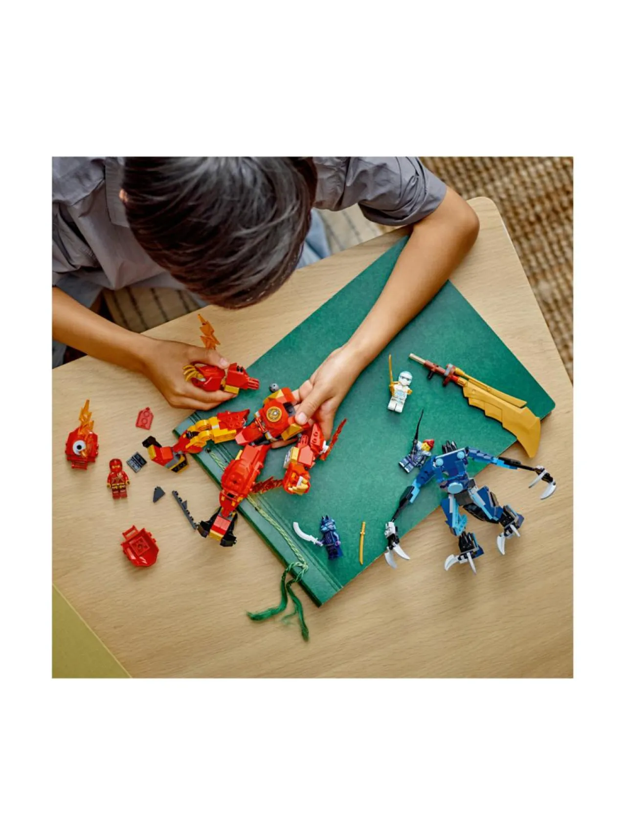LEGO NINJAGO Kain tulielementti-robotti 71808^ Rakennussarjat