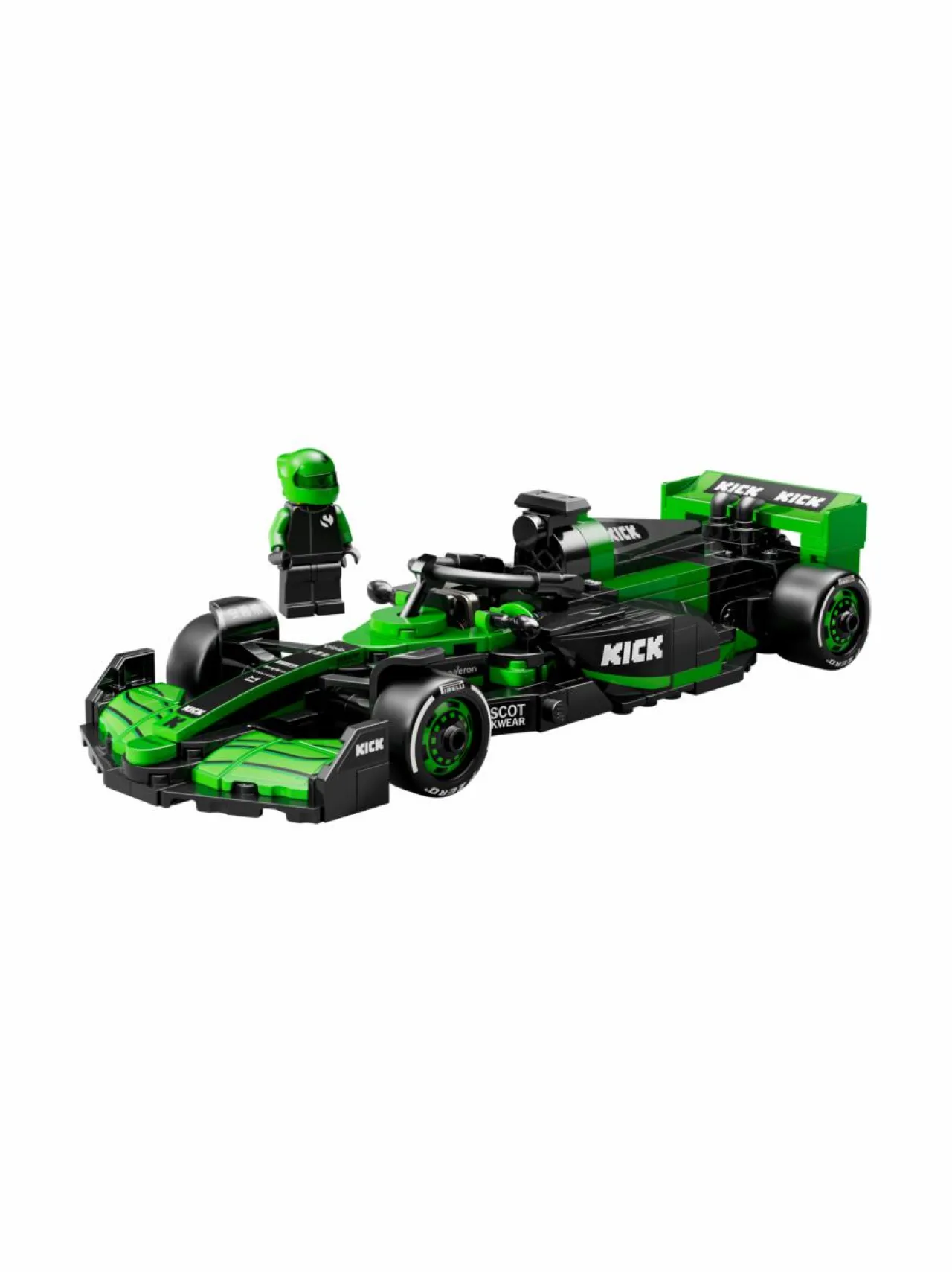 Rakennussarjat<LEGO SPEED CHAMPIONS KICK Sauber F1® Team C44 ‑kilpa-auto 77247