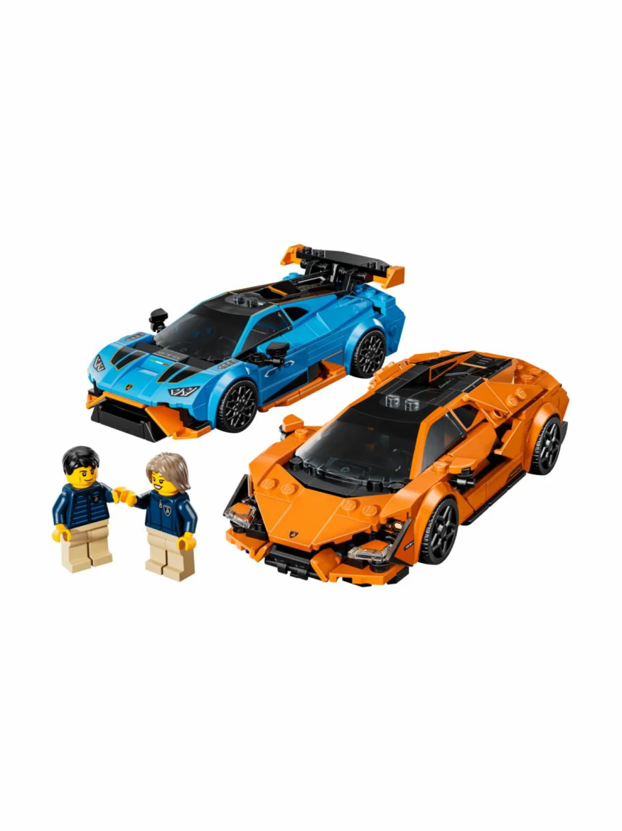 Rakennussarjat<LEGO SPEED CHAMPIONS Lamborghini Revuelto ja Huracán STO 77238