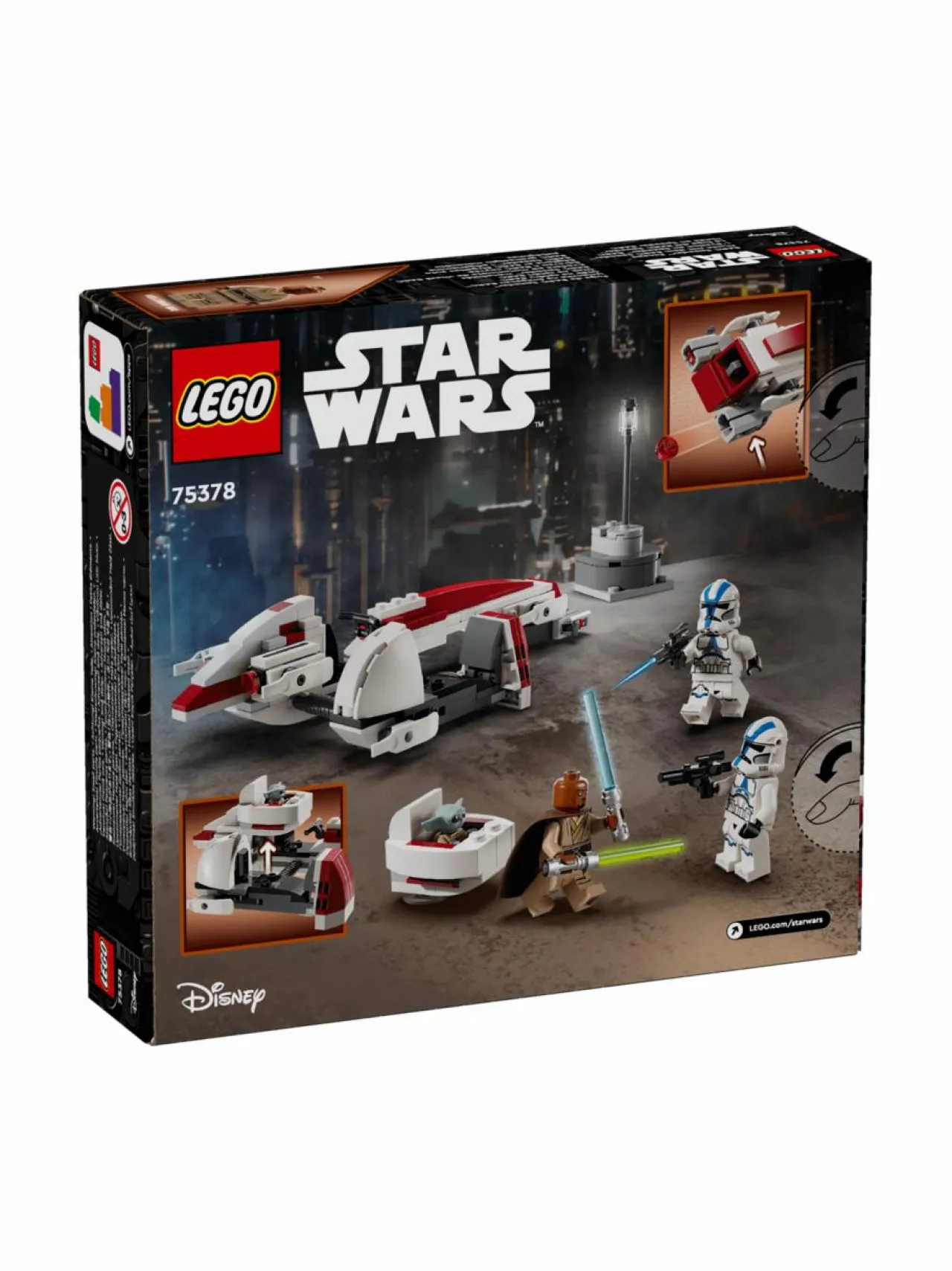 Rakennussarjat<LEGO STAR WARS BARC-kiiturin pako 75378