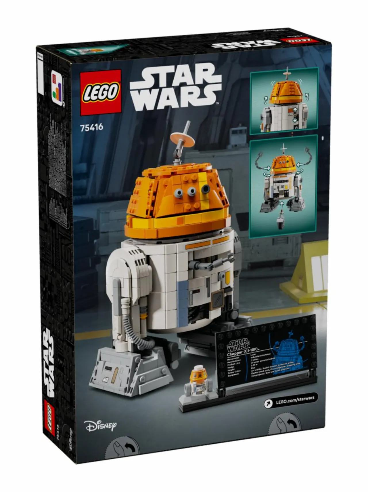 LEGO STAR WARS TM Astromekaanikkodroidi Chopper (C1-10P)™ 75416^ Rakennussarjat